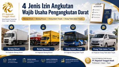 Jenis Izin Angkutan Wajib Usaha Pengangkutan Darat
