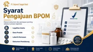 Syarat Pengajuan BPOM